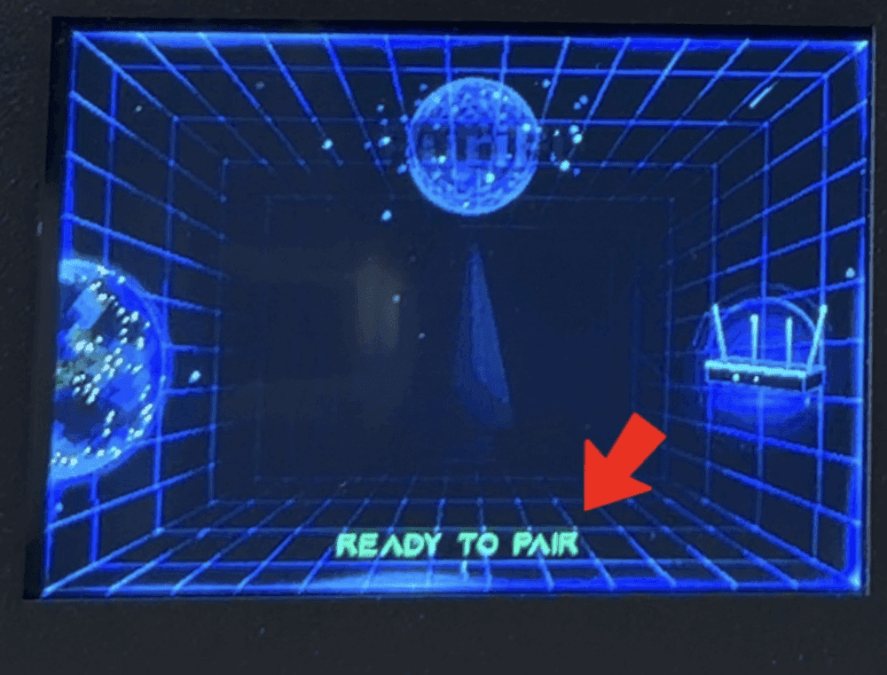 The PuriFi animation with a pulsing green READY TO PAIR banner along the bottom of the screen.